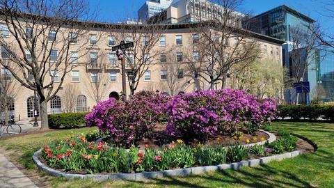 Outside of the Medical School Clinic