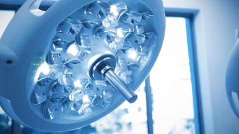 Surgical lights in operation room